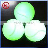 TPR LED Glowing Bouncing Ball (tennis Ball Design)