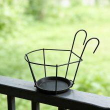 Hanging Steel Basket Factory Cheap Wholesale Plastic Hanging Planter Indoor&outdoor Plant Pot Home Garden Decoration Round Shape thumbnail-1