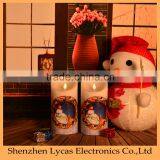 Christmas Gift Home Decor Wax Battery Operated Candle Led Light thumbnail-1