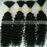 Great Cambodian Hair Bulk/Deep Wave Human Hair Bulk thumbnail-1