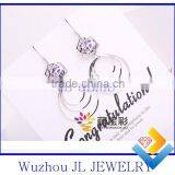 Fashion Party Decor Sexy Shambhala Bead Wholesale Earring Accessories 925 Silver Jewelery Charm Earring thumbnail-4