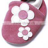 Crochet Kids Soft Shoes Toddler Infant Leather Baby Shoes Antiskid Moccasin Folwer thumbnail-4