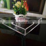 Acrylic Serving Tray/clear Acrylic Meal Tray/flower Display Tray