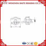 Zinc Alloy Steel Electric Galvanized Casted Egg Shaped Wire Rope Clip 2-6mm Quality Choice thumbnail-2