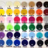 DIY Colorful Felt Circles Shape Self-adhesive For Hair Accessories