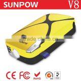 Sunpow 8000mah Lcd Display 12v Car Jump Starter and Car Power Station With CE/RoHS/FCC With Air Compressor thumbnail-1