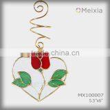 MX100007_Stained_Glass_Wall_Hanging_Craft_Decoration_Rose_Valentine_Gift thumbnail-1