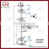 Cargo Container Door Lock Set Parts, Galvanized Cam Lock Fitting 107022GM 107022GS thumbnail-2