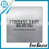 Custom Aluminum Sticker Custom Made Car Emblems Nameplate Brushed Aluminium Badge Car Emblems thumbnail-3