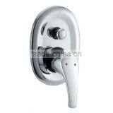 High Quality Brass Wall Bath Mixer, Polish and Chrome Finish, Conceal In Wall Mixer thumbnail-1