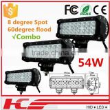 LED work lamp for truck 12V 24v 54W Crystal led auto led work light