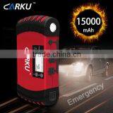 15000mAh 2USB Output Portable Rechargeable Charger Car Battery Jump Starter Booster