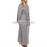 Wholesale Soft Cool Long Sleeve Women Modal Bathrobe thumbnail-4