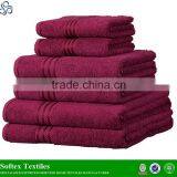 2015 China Supplier 100% Cotton 6 Pieces Bath Hotel Towel Sets thumbnail-2