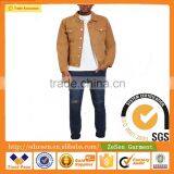 2016 Wholesale 100% Cotton Mid-weight Fashion Buttoned Denim Jacket For Men