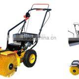 Gasoline Snow thrower+ snow sweeper+ snow blade,three in one machine