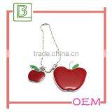 Metal Enamel Apple Keychain for Promotional thumbnail-2