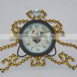 100764EA-Acrylic Diamond Metal Table Clock