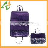 purple pvc travel toiletry bag for women