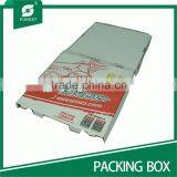 BEST SALE CHEAP CORRUGATED WHITE GONDOLA FOOD PACKAGING BOX thumbnail-4
