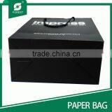 BLACK PAPER BAG WITH ROPE HANDLE thumbnail-2