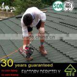 100% Natural Sand Stone Coated Cover Metal Roof Tile