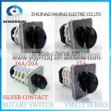 Cam Switch YMZ12 Series White Black Changeover Combination Rotary Switch 0-8 Positions 16-125A Ui 690V Sliver Point Contacts thumbnail-3