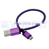 3.3 Ft(1M) High Speed Aluminum Shell Nylon Braided USB 2.0 A Male to Micro USB Male Cable thumbnail-4