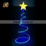 Neon Light Mini LED Christmas Tree With Top Star thumbnail-1