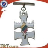 Custom cross sward metal religious medals wholesale
