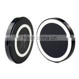 New CAR Round Qi Wireless Charger Charging Pad For Samsung S6 S6 EDGE IPHONE 6 6s Quality Choice thumbnail-2