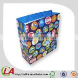 Colorful Children Gift Paper Bag Customized Cartoon Paper Bag For Kids