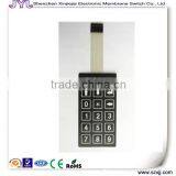 Embossed membarne switch membrane keypad