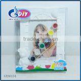 Hotsale Kids Diy Unpainted Photo Frame Diy Ceramic Paint Kits