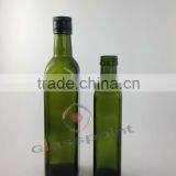 500ml 750ml green square marasca bottles for olive oil