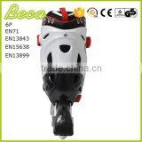 Foshan Manufacturer Wholesale 4 Colors PU Wheel Red Inline Skate Shoes With Flashing thumbnail-4