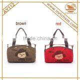 Cute Canvas Travel Bag For Women thumbnail-1