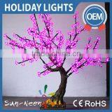 Hot Sell High Simulation Led Small Home Artificial Flower Tree Bonsai