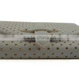 Ladies Small Fashion Purse With Craftwork Punching Star Outside Little Elegance Wallets Fancy Moeny Bag thumbnail-6