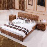 Natural Rattan Seagarss Bedroom Set Furniture ( Hand Woven Water Hyacinth Material+ Acacia Wood Frame ) thumbnail-1