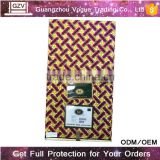 alibaba hot sale vogue brand high quality 100% cotton print purple wax print fabric african