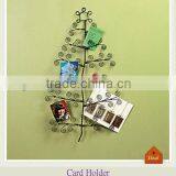 Wrought Iron Wall Hanging Business Card Holder thumbnail-1