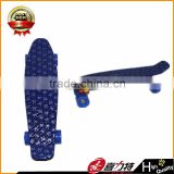 SkateBoard,Plastic Style Nickel Board Complete Custom Colors bearings GREAT deal