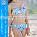 2014 Rose Print Push up and Strappy Women's Swimwear Www. China Sexy Girl Photo, Swimsuit Www Sex. Photos Com thumbnail-1
