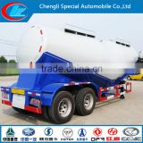Bulk cement semi-trailer truck bulk powder tanker trailer powder material transport trailer cement bulk trailer