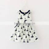 Cotton Print Classic Girls Casual Dresses thumbnail-1