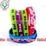 High quality rainbow rubber band bracelet, bracelet rubber band