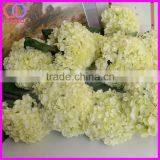 Real Touch Ivory Artificial Silk Hydrangea Flowers thumbnail-3