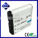 Good Price Li-ion Digital Battery 3.7V 1500mAh NP-40 For Cas io EXILIM EX-Z400 Exilim EX-FC150 Exilim EX-FC160S