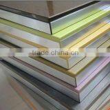 Silver+ Black Bicolor PVC Edging Edge Banding Strip for Furniture